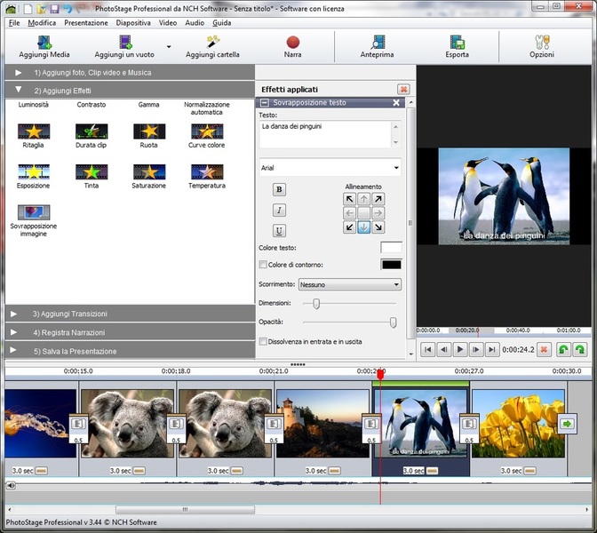 Windows 10 PhotoStage Software per Presentazioni Fotografiche Gratuito full