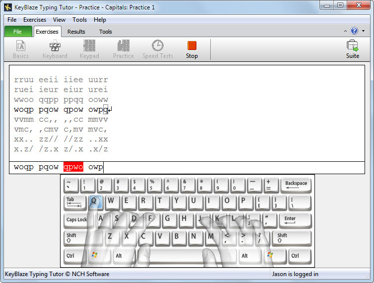 KeyBlaze Typing Tutor Software