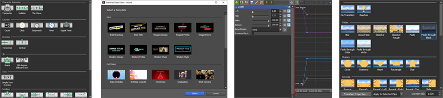VideoPad Potenti strumenti di editing video