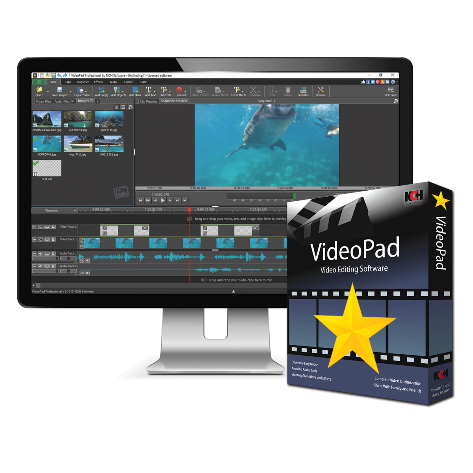 nch video editing software