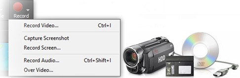 VideoPad obsługuje prawie każdy typ urządzenia wejściowego wideo, w tym kamery DV lub HDV