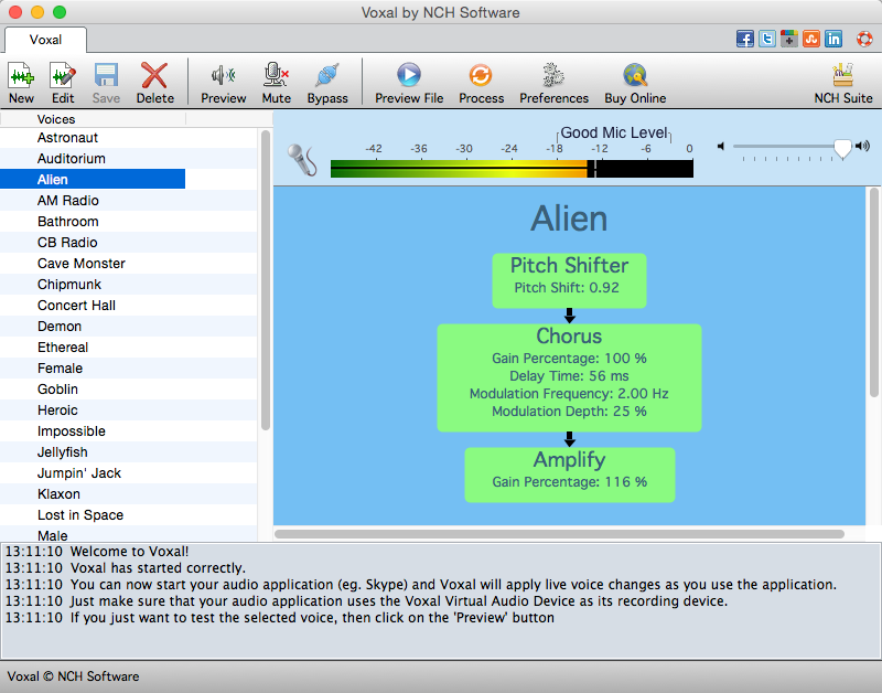 Voxal Plus Edition for Mac