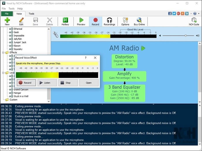 voxal voice changer 1.03 voices